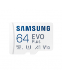 Samsung | MicroSD Card | EVO Plus | 64 GB | microSDXC Memory Card | Flash memory class U1, V10, A1
