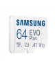 Samsung | MicroSD Card | EVO Plus | 64 GB | microSDXC Memory Card | Flash memory class U1, V10, A1