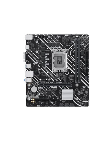 ASUS PRIME H610M-K ARGB | Processor family Intel H610 | Processor socket LGA1700 Socket | 2 DIMM slots - DDR5, non-ECC, unbuffer