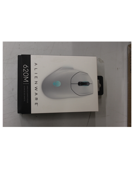 SALE OUT. Dell | Gaming Mouse | AW620M | Wired/Wireless | Alienware Wireless Gaming Mouse | Lunar Light | USED AS DEMO, SCRATCHE