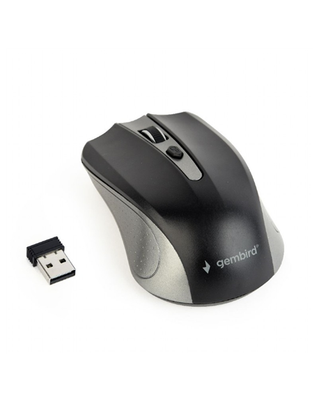 Gembird MUSW-4B-04-GB 2.4GHz Wireless Optical Mouse, USB, Wireless connection, Spacegrey/Black