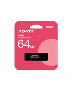 ADATA | USB Flash Drive | UC310 | 64 GB | USB 3.2 Gen1 | Black