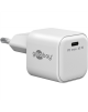 Goobay 65370 USB-C USB-C TM Dual Fast Charger (36 W), White | Goobay 5370 USB-C USB-C TM Dual Fast Charger (36 W)