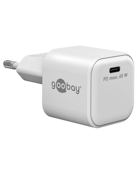Goobay 65370 USB-C USB-C TM Dual Fast Charger (36 W), White | Goobay 5370 USB-C USB-C TM Dual Fast Charger (36 W)