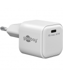 Goobay 65370 USB-C USB-C TM Dual Fast Charger (36 W), White | Goobay 5370 USB-C USB-C TM Dual Fast Charger (36 W)