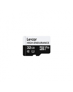 Lexar | Flash Memory Card | High-Endurance | 32 GB | microSDHC | Flash memory class UHS-I