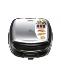 Tefal SW342D38 Sandwich Maker, Black/Stainless Steel