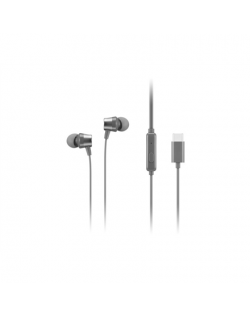 Lenovo | 300 USB-C In-Ear Headphone | GXD1J77353 | Built-in microphone | Wired | Grey