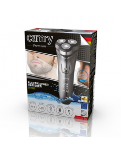 Camry Shaver CR 2925 Cordless, Charging time 1.5 h, Number of shaver heads/blades 3, Grey