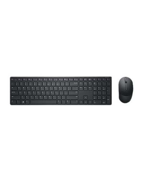 Dell KM5221W Pro | Keyboard and Mouse Set | Wireless | Ukrainian | Black | 2.4 GHz