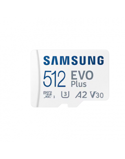 Samsung | microSD Card | EVO Plus | 512 GB | microSDXC | Flash memory class 10