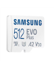 Samsung | microSD Card | EVO Plus | 512 GB | microSDXC | Flash memory class 10
