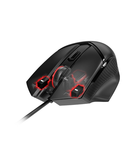 MSI CLUTCHGM20 ELITE Gaming USB RGB Adjustable up to 6400 DPI Desktop Laptop Gaming Grade Optical Mouse (Clutch GM20 ELITE) | MS