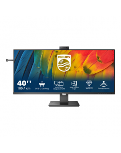 Philips | Business Monitor | 40B1U5601H/00 | 40 " | IPS | 3440 x 1440 pixels | 21:9 | 4 ms | 300 cd/m² | Black | 100 Hz