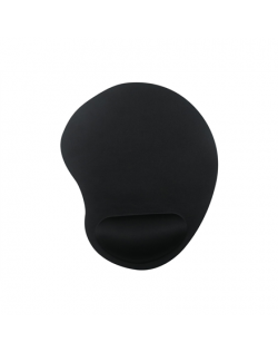 Gembird | Mouse Pad with Soft Wrist Support | MP-ERGO-01 | 240 x 200 x 4 mm | Black