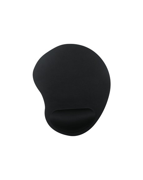 Gembird | Mouse Pad with Soft Wrist Support | MP-ERGO-01 | 240 x 200 x 4 mm | Black