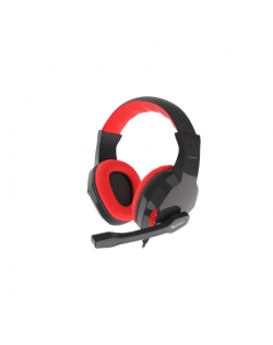 GENESIS ARGON 110 Gaming Headset, On-Ear, Wired, Microphone, Black/Red