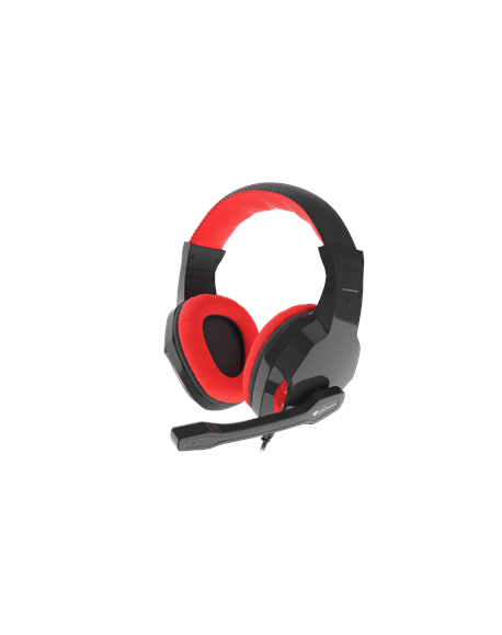 GENESIS ARGON 110 Gaming Headset, On-Ear, Wired, Microphone, Black/Red