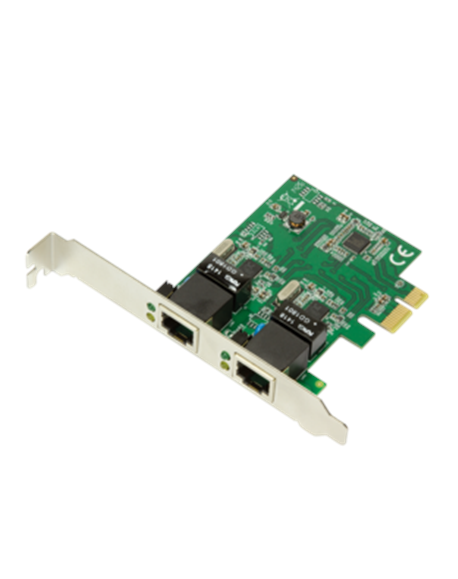 Logilink PC0075, 2-port Gigabit PCI Express network card | Logilink | 2 x Gigabit Lan (RJ 45) | Lan card