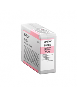 Epson T85060N ink, Light magenta | Epson Epson | C13T85060N | Epson T8506 - vivid light magenta - original - ink cartridge | Ink