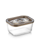 Caso Glass Vacuum Container with Plastic Lid | VacuBoxx Eco M | Transparent