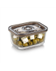 Caso Glass Vacuum Container with Plastic Lid | VacuBoxx Eco M | Transparent