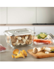 Caso Glass Vacuum Container with Plastic Lid | VacuBoxx Inox XL | Transparent