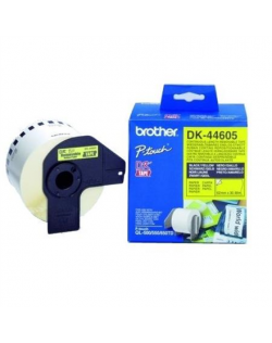 Brother DK-44605, 62mm x 30.48m Removable adhesive labels - yellow - Roll Brother
