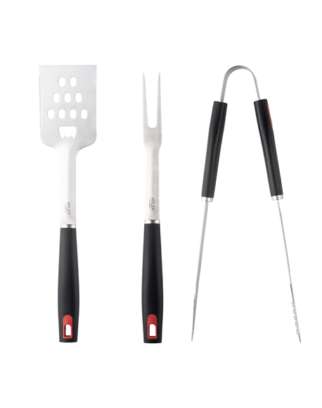 Adler | Grill Utensil Set with Carrying Case | AD 6727 | Grill Cutlery Set | 4 pc(s) | Stainless Steel/Black
