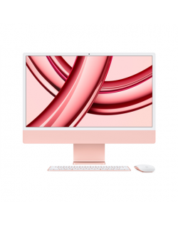 Apple iMac 24” 4.5K Retina, Apple M3 8C CPU, 10C GPU/8GB/512GB SSD/Pink/SWE | Apple