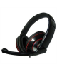 Gembird MHS-U-001 USB headphones USB, Glossy black, Built-in microphone