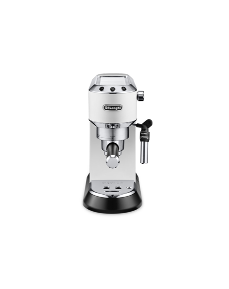 Delonghi Dedica Pump Espresso EC685W Pump pressure 15 bar, Built-in milk frother, Semi-automatic, 1300 W, White