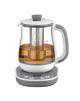 Tefal BJ551B10 Tastea Kettle, Glass, Grey/White