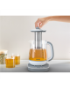 Tefal BJ551B10 Tastea Kettle, Glass, Grey/White