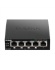 D-Link Switch DGS-1005P Unmanaged, Desktop, 1 Gbps (RJ-45) ports quantity 5, PoE ports quantity 4, Power supply type External