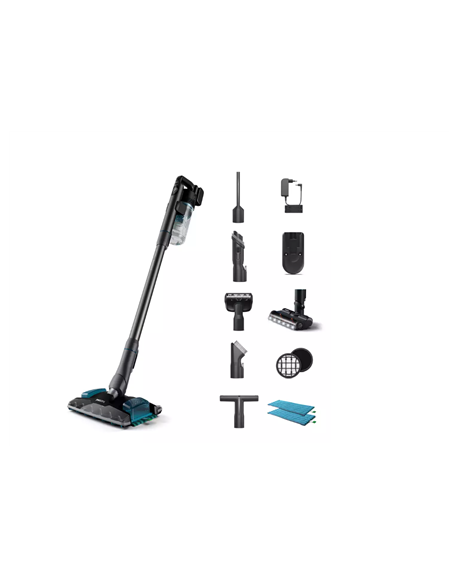 Philips | Vacuum cleaner | XC8055/01 Aqua Plus | Cordless operating | Handstick | 25.2 V | Operating time (max) 80 min | Dark Gr