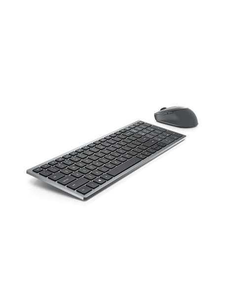 Dell Keyboard and Mouse KM7120W Wireless, 2.4 GHz, Bluetooth 5.0, Keyboard layout US, Titan Gray