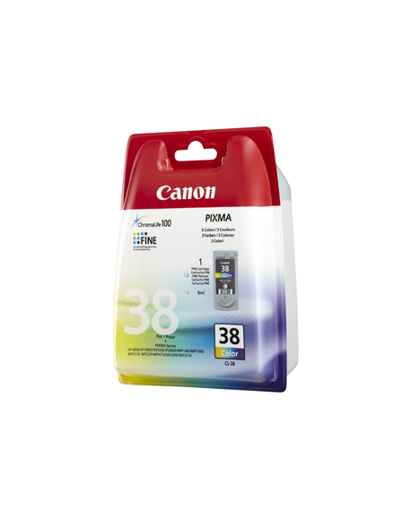 Canon CL-38 Tri-Colour | Ink Cartridge | Cyan, Magenta, Yellow