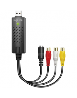 Logilink | USB 2.0 A/V grabber, USB-A/M to 3x RCA + Mini-DIN 5/F, Windows 11 | VG0030A