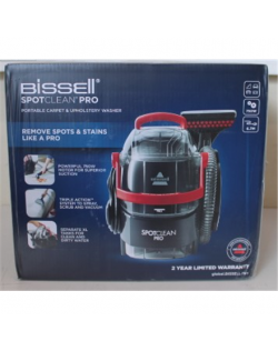 SALE OUT. Bissell SpotClean Pro Spot Cleaner,DAMAGED PACKAGING | Bissell | Spot Cleaner | SpotClean Pro | Corded operating | Handheld | Washing function | 750 W | - V | Operating time (max) min | Red/Titanium | Warranty 24 month(s) | DAMAGED PACKAGING