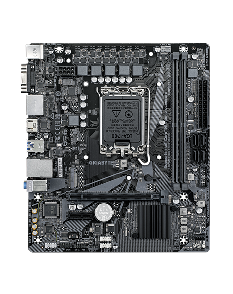 Gigabyte Number of SATA connectors 4 | Processor family Intel | Processor socket LGA1700 | H610M S2H V3 DDR4 G1.0 | Supported ha