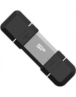 64 GB | Silver | USB Type-A and USB Type-C | Dual USB Drive | Mobile C51
