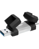 128 GB | Silver | USB Type-A and USB Type-C | Dual USB Drive | Mobile C51