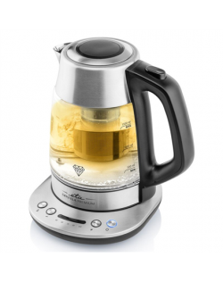 ETA Kettle Crystela Premium ETA915390000 Electric, 2200 W, 1.5 L, Glass, 360° rotational base, Stainless steel/Glass