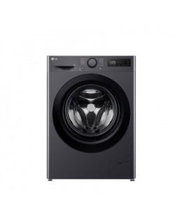 LG F2WR508S2M Washing machine, A, Front loading, Washing capacity 10 kg, Depth 56.5 cm, 1400 RPM, Middle Black | LG | Washing Ma