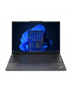 Lenovo | ThinkPad E16 Gen 2 | Black | 16 " | IPS | WUXGA | 1920 x 1200 pixels | Anti-glare | Intel Core U7 | 155H | 16 GB | SO-D