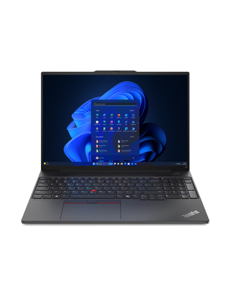 Lenovo | ThinkPad E16 Gen 2 | Black | 16 " | IPS | WUXGA | 1920 x 1200 pixels | Anti-glare | Intel Core U7 | 155H | 16 GB | SO-D