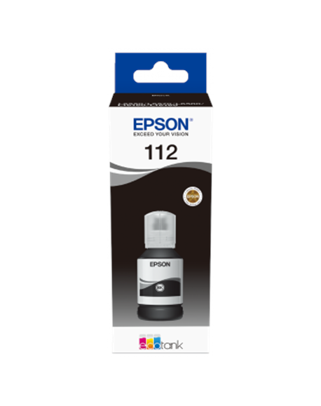 Epson 112 EcoTank Pigment C13T06C14A Ink Bottle, Black