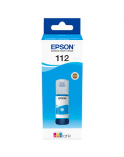 Epson 112 EcoTank Pigment C13T06C24A Ink Bottle, Cyan