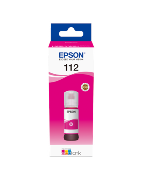 Epson 112 EcoTank Pigment C13T06C34A Ink Bottle, Magenta